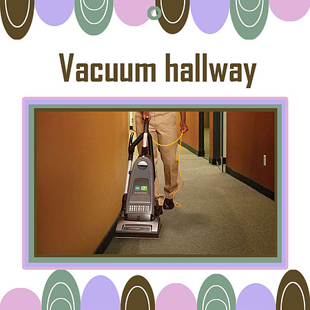 vacuum hallway