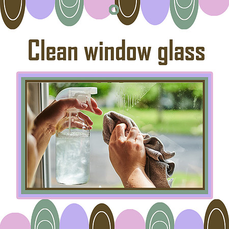 clean window glass